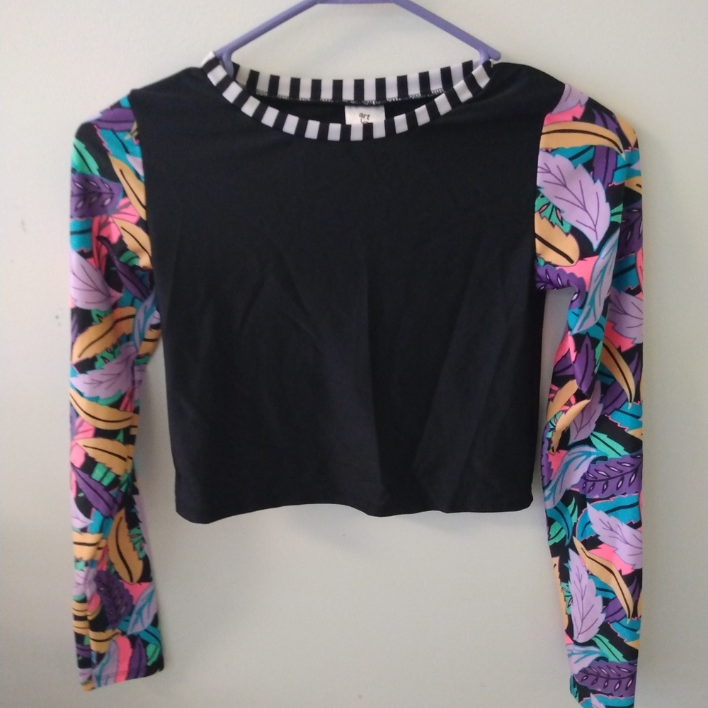 Art class 14-16 girls long sleeve crop top
